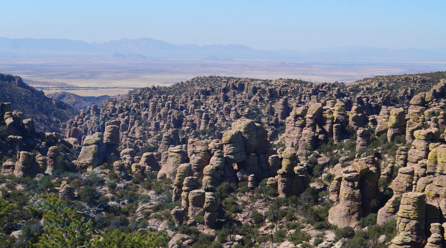 vast scenery in chiricahua national monument