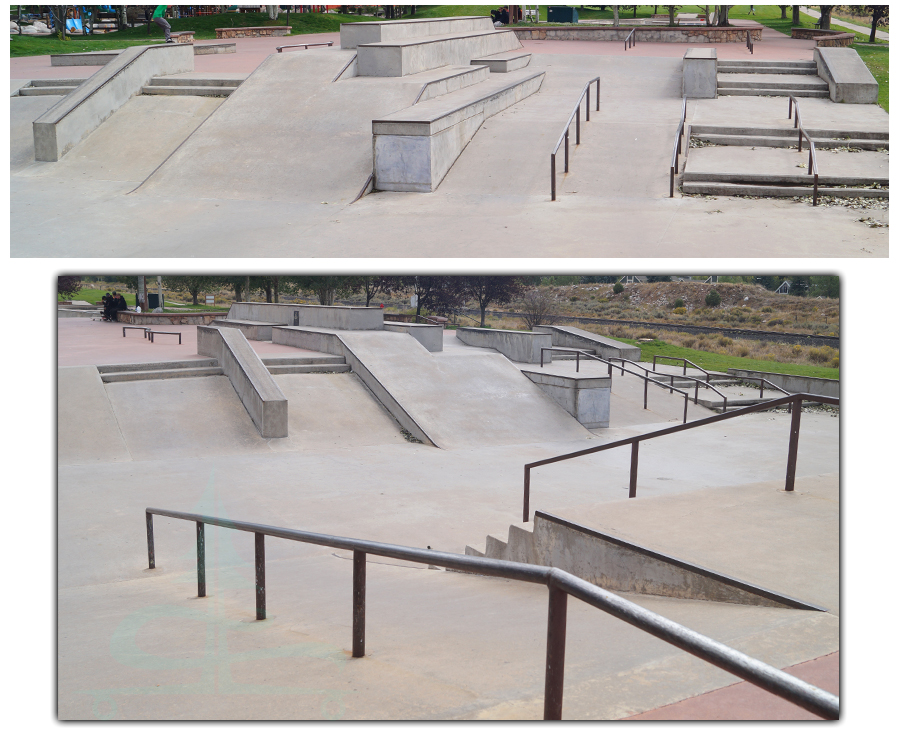 very thorough street section at edwards skatepark