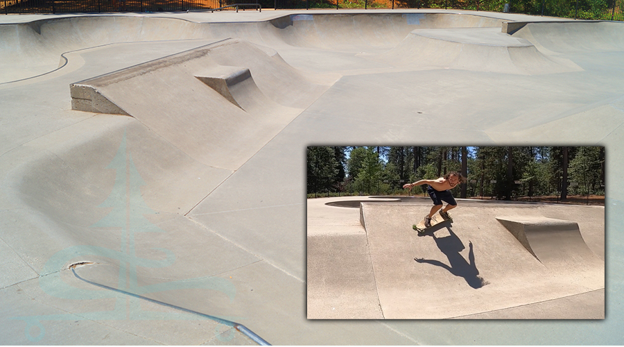 longboarding the grass valley skatepark