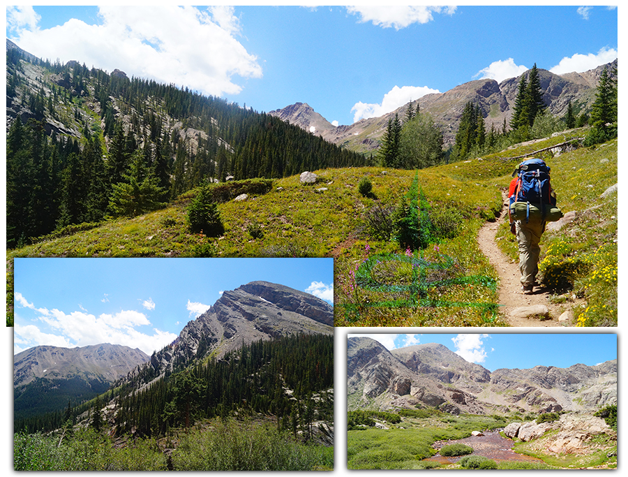 backpacking to north halfmoon lakes