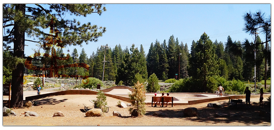 compact design of the truckee skatepark