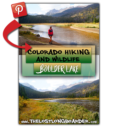 save this hiking to boulder lake article to pinterest