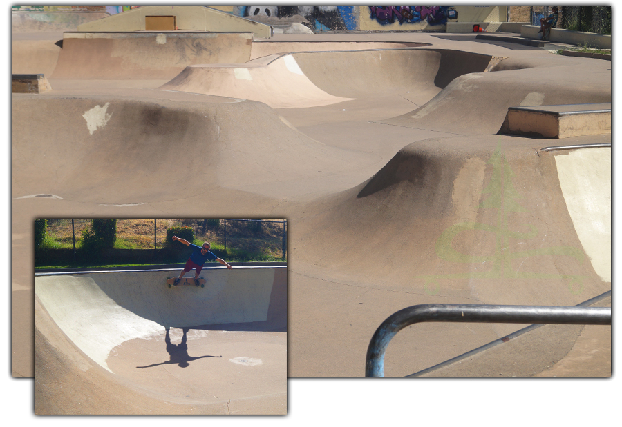 smooth transition and great flow at auburn skatepark