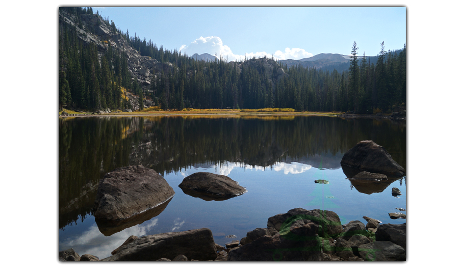 reflection at mirror lake 