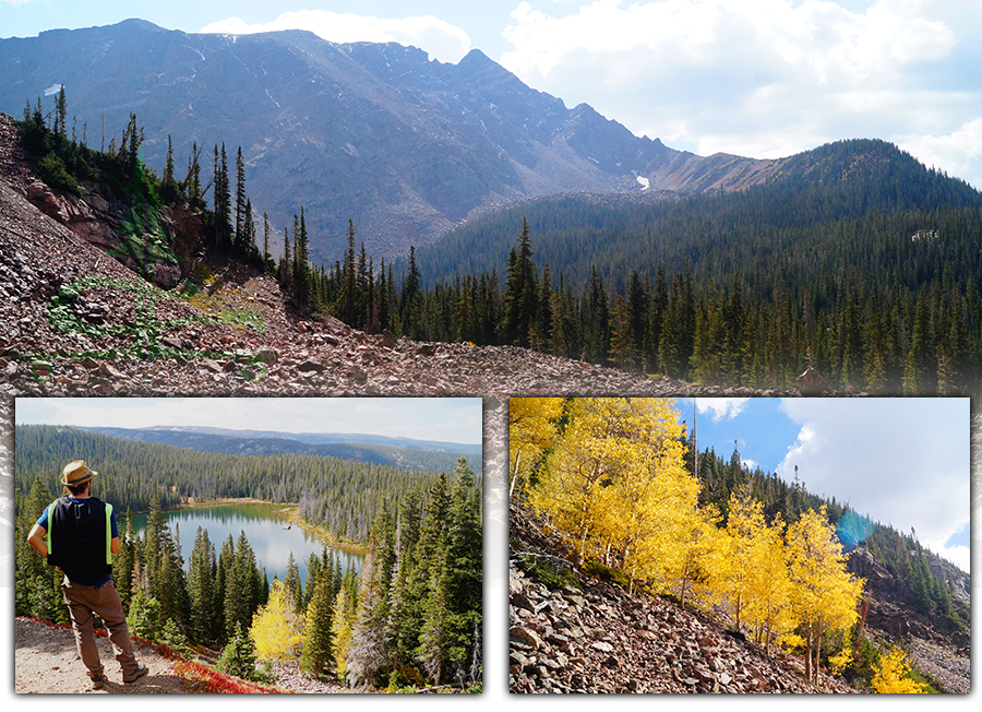 beautiful views from surprise lake trail