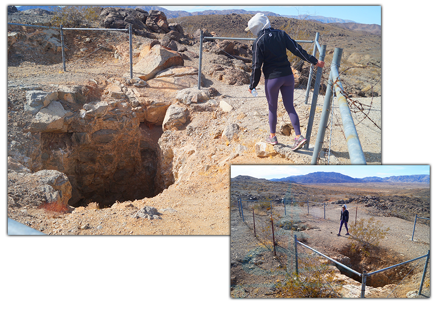 checking out the old mines in the mining district