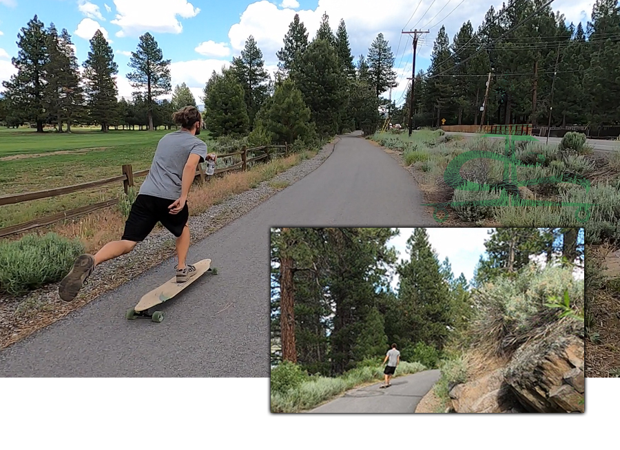 longboarding truckee river legacy trail