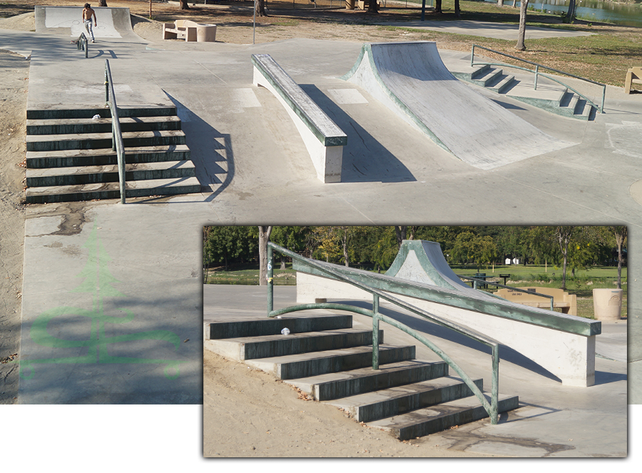 obstacles at turlock skatepark