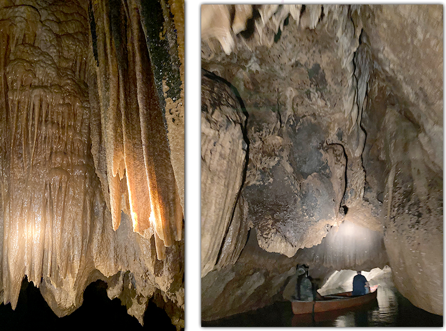 calcite formations in barton creek cave