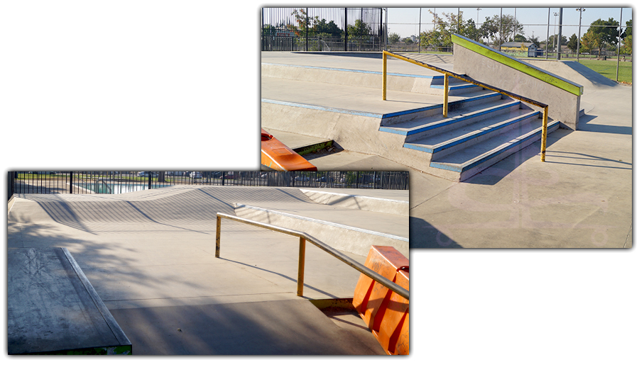 street obstacles at mcnamara skatepark