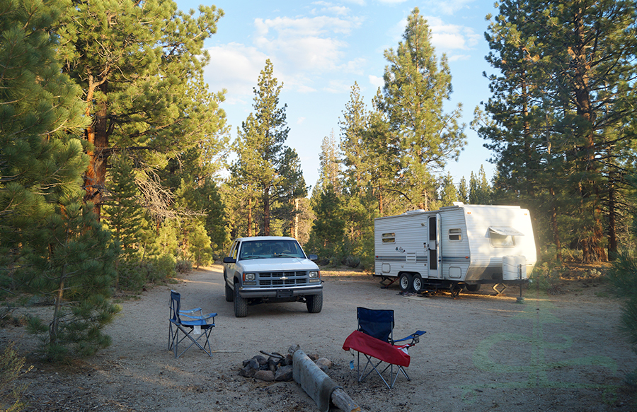 owens river road dispersed camping spot