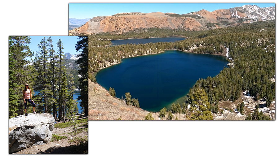 lake mary and lake george nestled among the granite