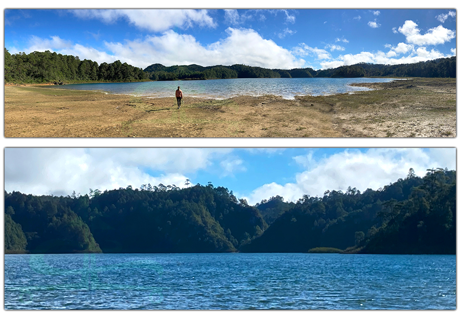 montebello lake in lagunas de montebello national park