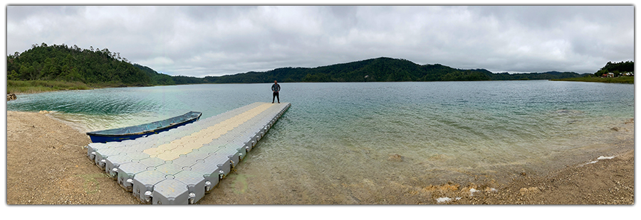 panorama of laguna tziscao