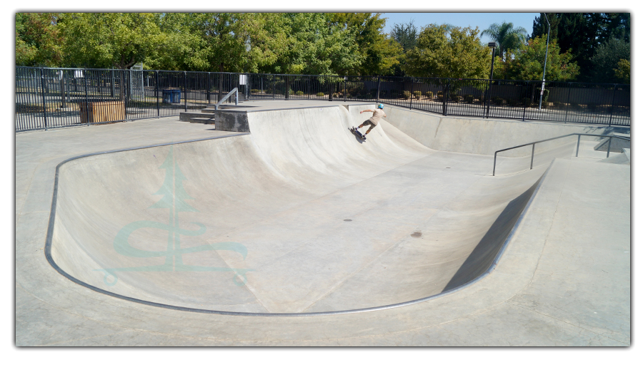 vert section with a roll in
