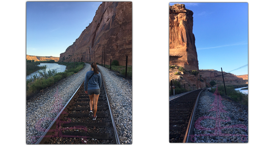 railroad tracks by colorado river