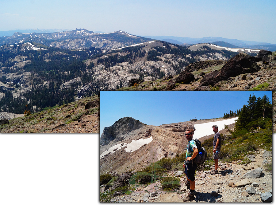 gorgeous views of the surrounding mountains from the trail