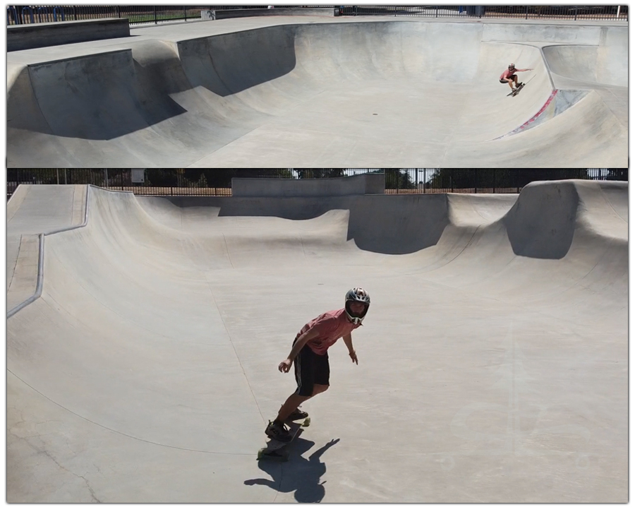 cement surfing at mosqueda bmx bike park