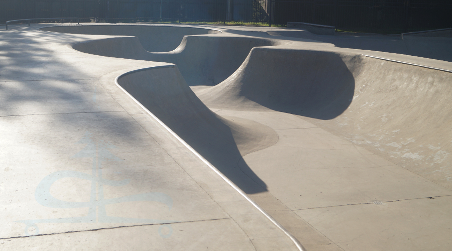 snake run at the visalia skatepark