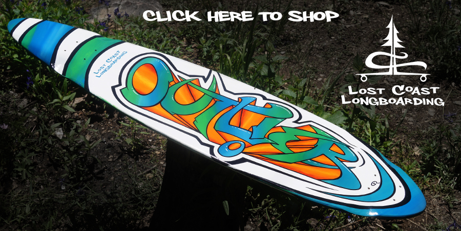 lost coast longboarding hand painted longboards