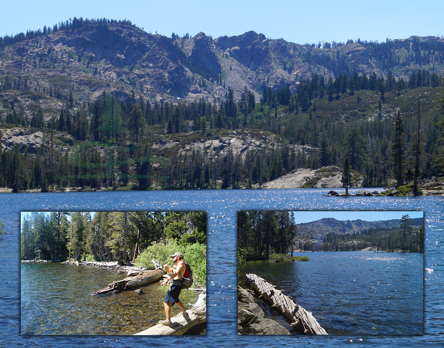 gorgeous mountains and lakes in plumas national forest