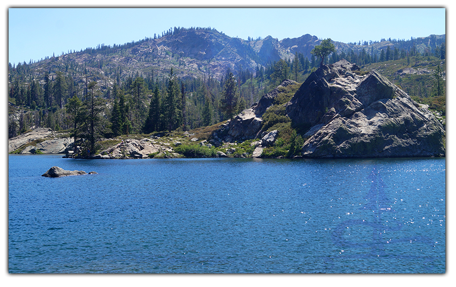 rock island in big bear lake