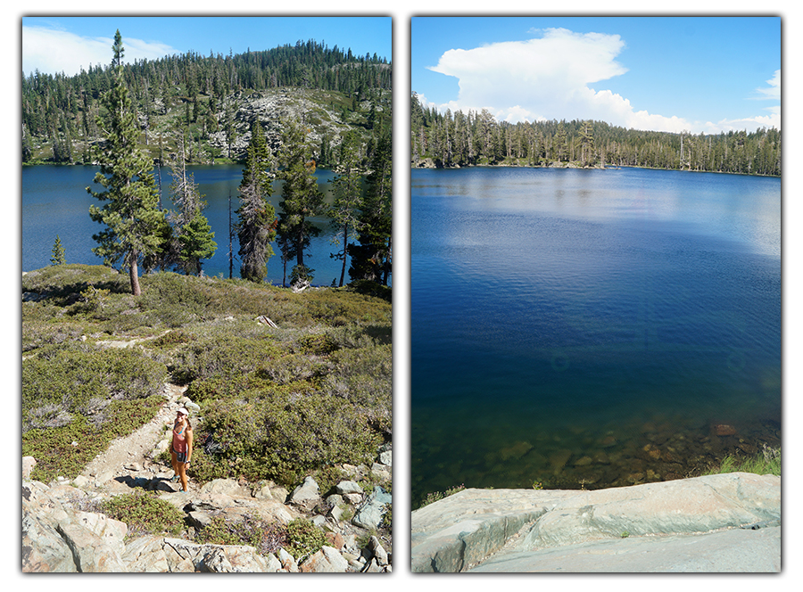 hiking to big bear lake on gold lake highway