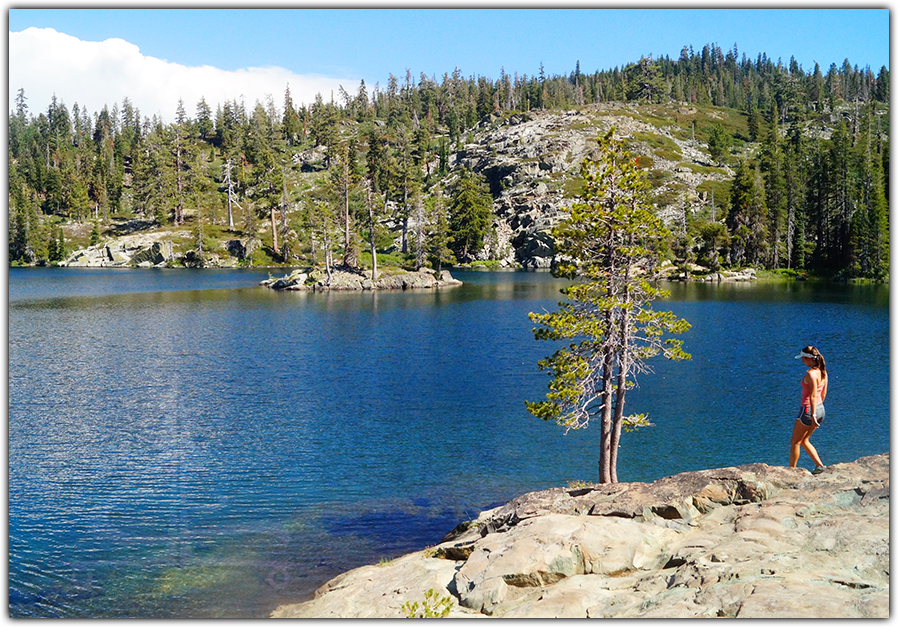 big bear lake in lakes basin recreation area