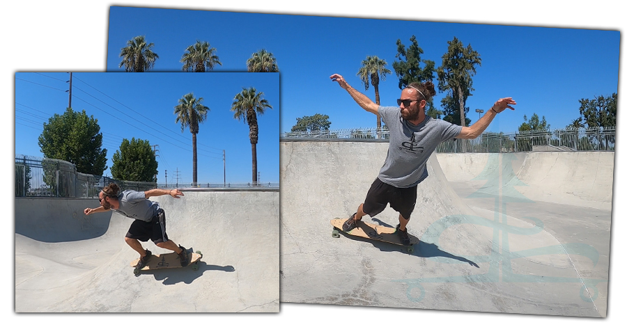 longboarding in delano skatepark