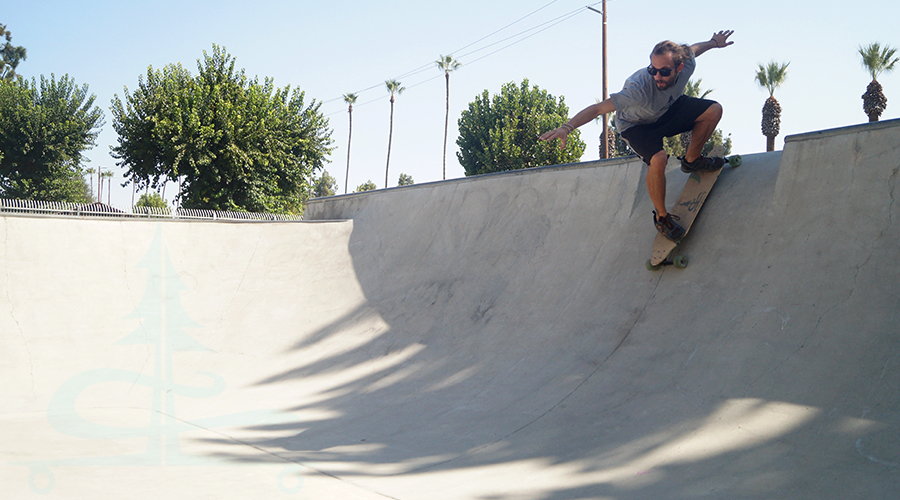 steep roll in at delano skatepark