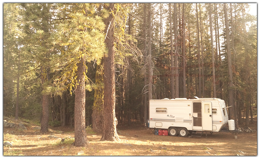 dispersed camping on gold lake highway