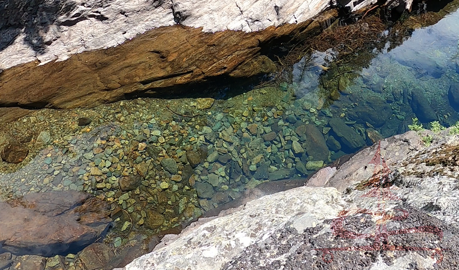 clear water in frazier creek