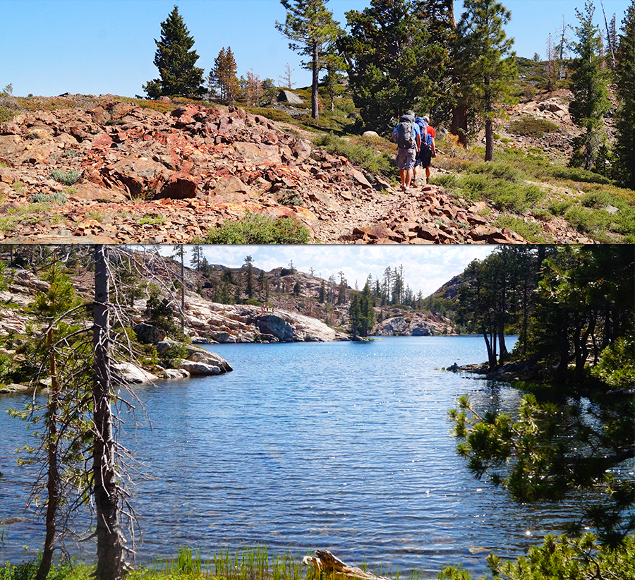 penner lake on grouse ridge trail