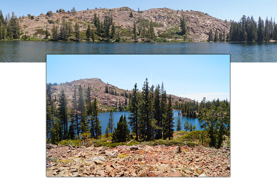 upper rock lake and lower rock lake