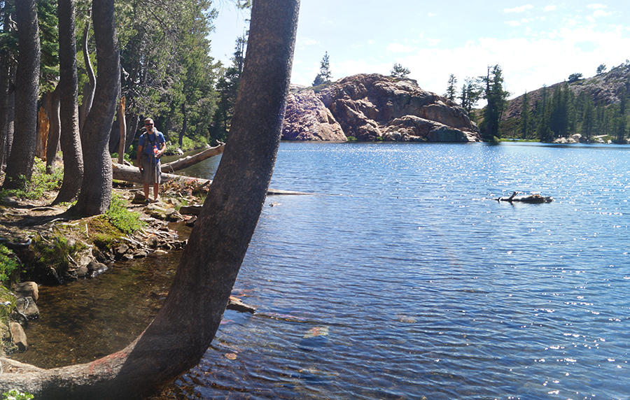 upper rock lake in tahoe national forest