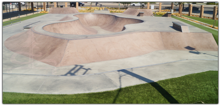 unique bowl at the north beardsley skatepark