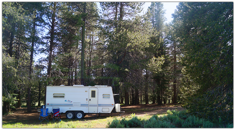 dispersed camping near truckee