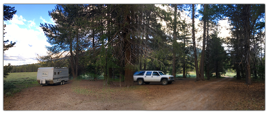 large dispersed camp spot near truckee