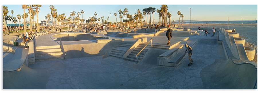 venice skatepark layout