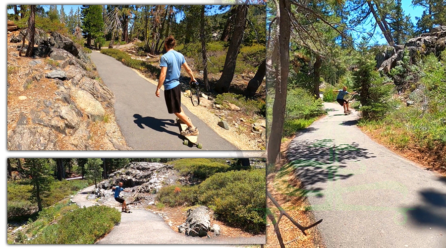 longboarding frazier falls trail