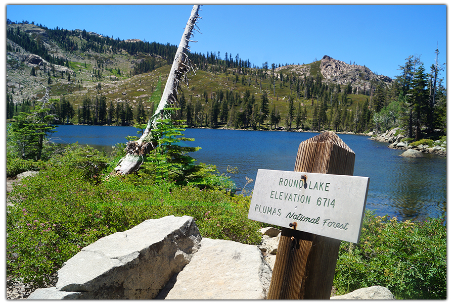 round lake in plumas national forest