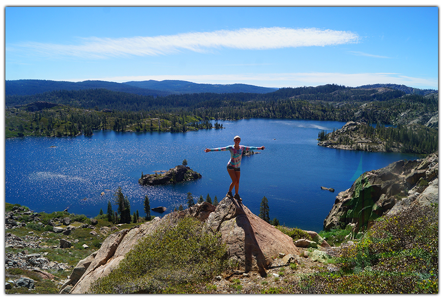 vast view of long lake in plumas national forest