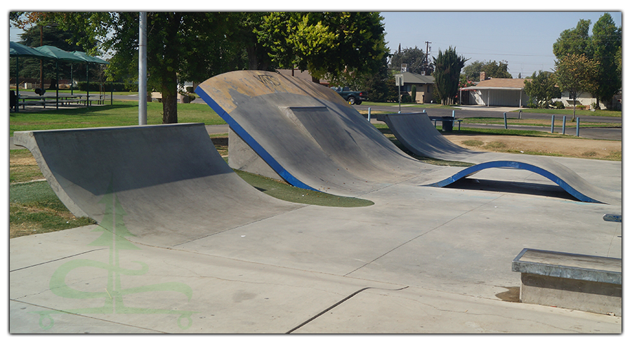 various ramps at planz skatepark 
