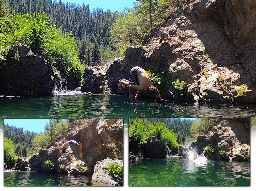 beautiful swim hole in northern california