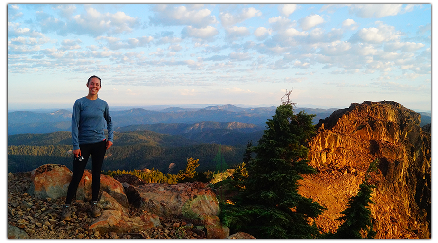 vast views and cool rocks while hiking in tahoe national forest