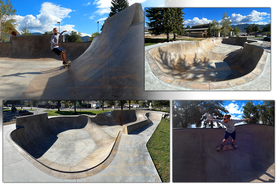 longboarding the deep bowl at centennial skatepark