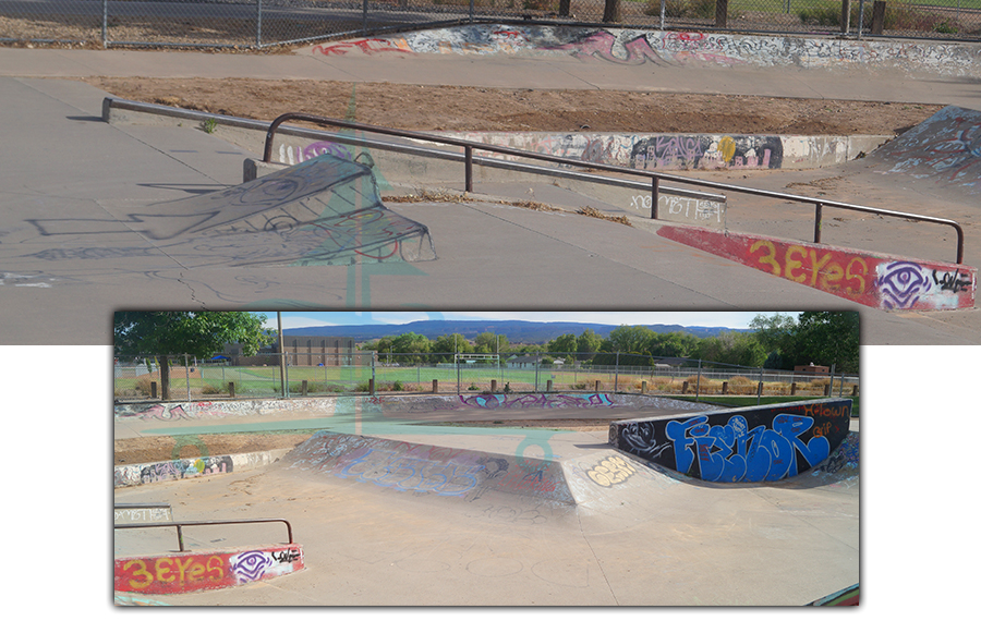 unique ramps at eagle rim skatepark