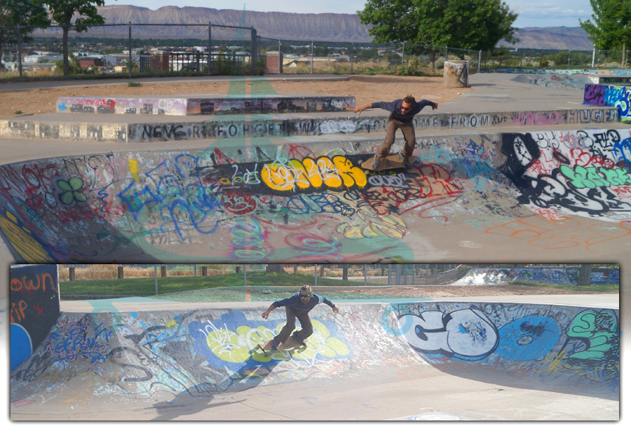 small vert features in grand junction skatepark