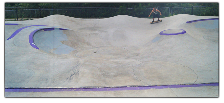 longboarding the smooth transitions at howard heuston skatepark in boulder