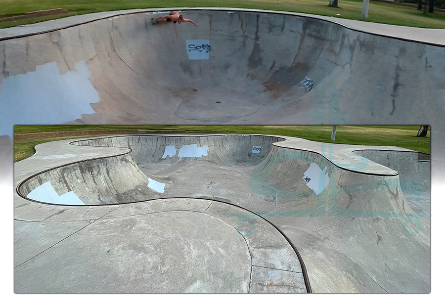 longboarding the clover bowl at the skatepark in la junta